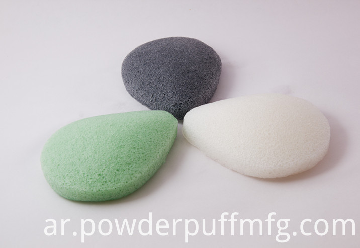 100% Natural Drop Shape Facial Cleaning Konjac Sponge
